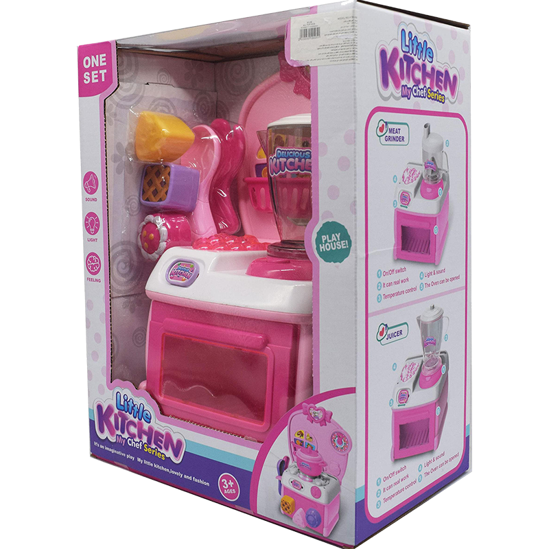 Cuisinière avec son et lumière + mixeur qui tourne